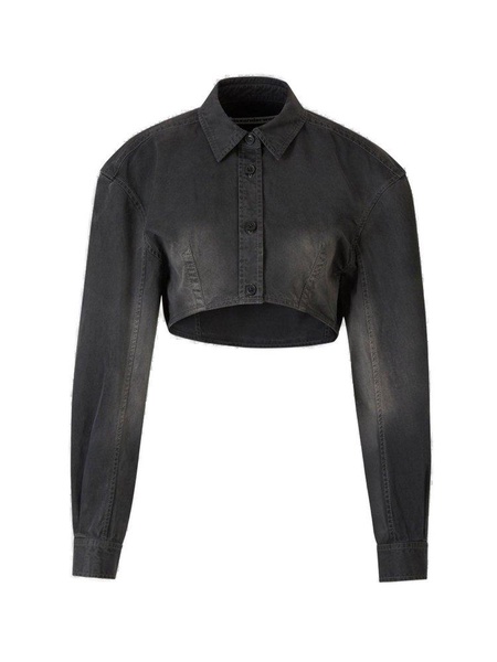 Alexander Wang Button-Up Cropped Jacket