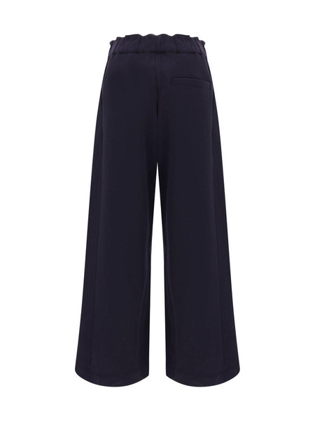 Dries Van Noten Pleated Wide-Leg Trousers