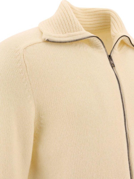 Tagliatore High-Neck Zip-Up Jumper