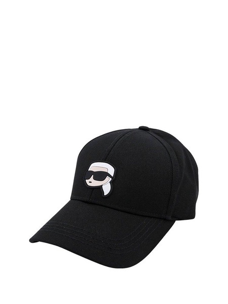 Karl Lagerfeld K/Ikonik 2.0 Logo Embroidered Baseball Cap