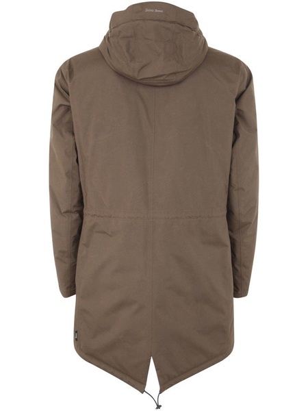 Herno Long Sleeved Zip-Up Hooded Parka