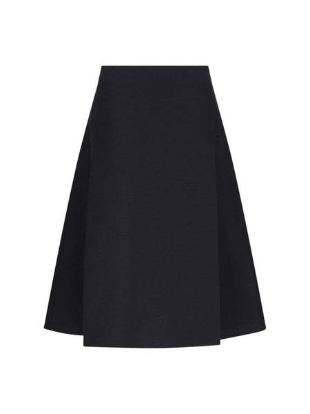 Marni Maxi Pleated Cady Midi Skirt