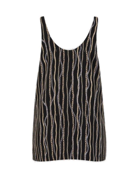 Chloé Allover Chain Print Tank Top