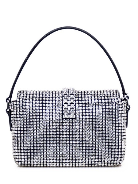 Self-Portrait Embellished Chainmail Micro Tote Bag