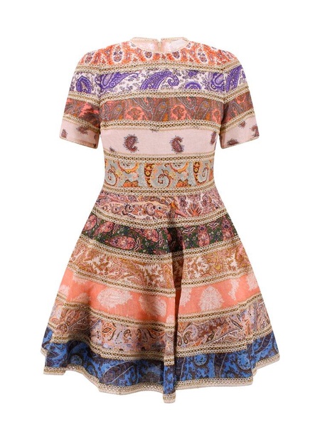 Zimmermann Devi Graphic Printed Mini Dress