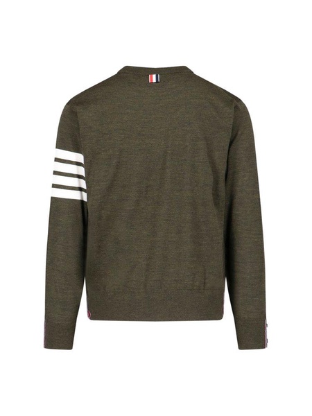 Thom Browne 4-Bar Crewneck Pullover