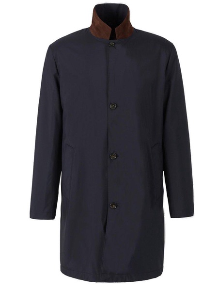 Loro Piana Contrasting Buttoned Coat