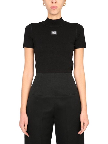 Alexander Wang Bodycon Mock Neck Top