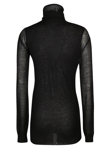 Ann Demeulemeester Tess High Neck Knit Sweater