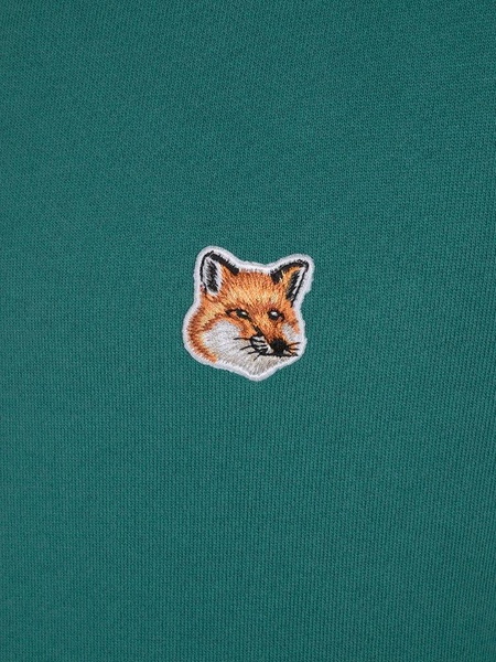 Maison Kitsuné Fox Patch Crewneck Sweatshirt