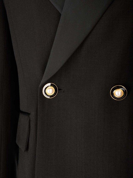 Casablanca Double-Breasted Tuxedo Blazer