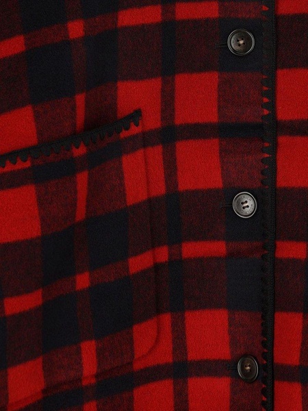 Woolrich Checked Cape