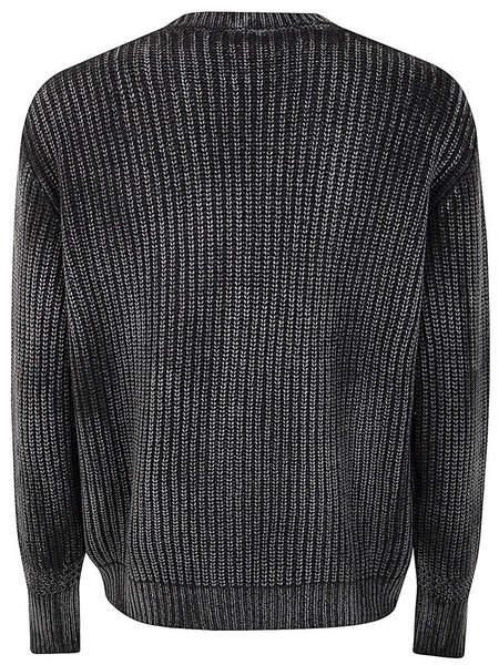 Avant Toi Chunky-Knit Distressed Jumper