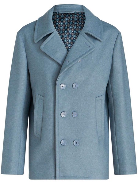 Etro Double Breasted Button-Up Coat