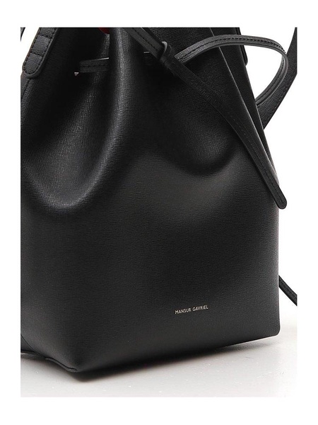 Mansur Gavriel Logo Stamp Mini Bucket Bag