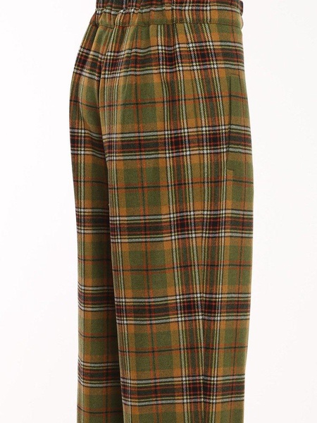 Alberta Ferretti Tartan Print Toursers