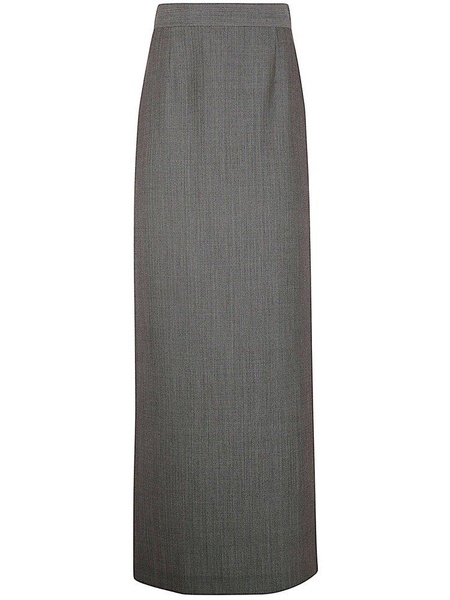 Alberta Ferretti Back-Slit Pencil Skirt