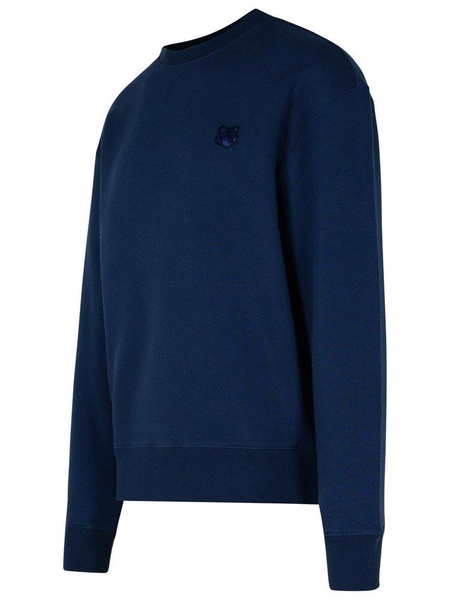 Maison Kitsuné Bold Fox Head Patch Crewneck Sweatshirt