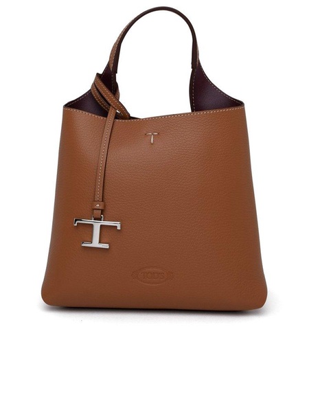 Tod's T Timeless Mini Leather Tote Bag