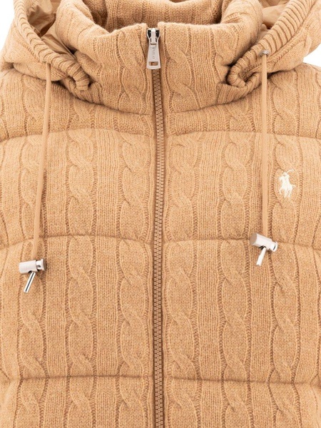 Polo Ralph Lauren Knitted Hooded Down Coat