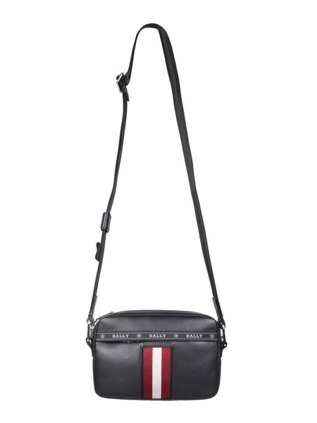 Bally Logo Detailed Zip-Up Shoulder Bag