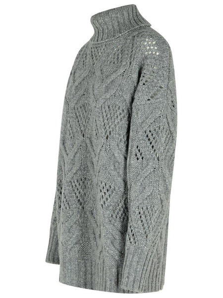 Sportmax 'Newsstand' Grey Wool Blend Sweater