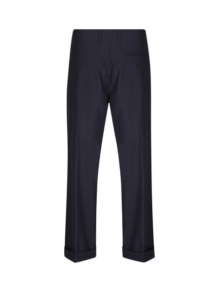 Etro Pinstriped Wide-Leg Trousers