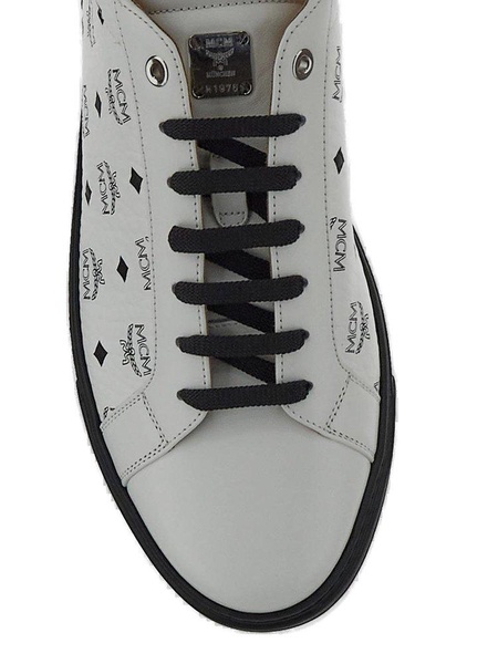 MCM Logo Printed Low-Top Sneakers