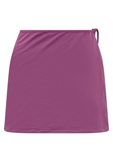 Reina Olga Tie-Detailed Skirt