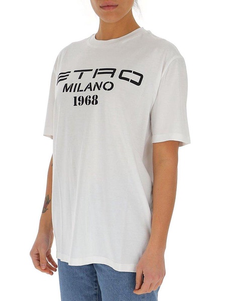 Etro Logo Printed Oversized T-Shirt