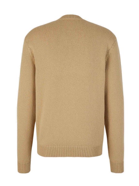 Balmain Jacquard Logo Crewneck Sweater