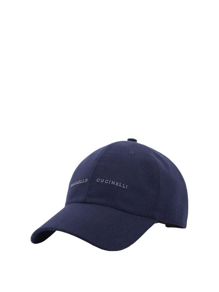 Brunello Cucinelli Logo Embroidered Cap