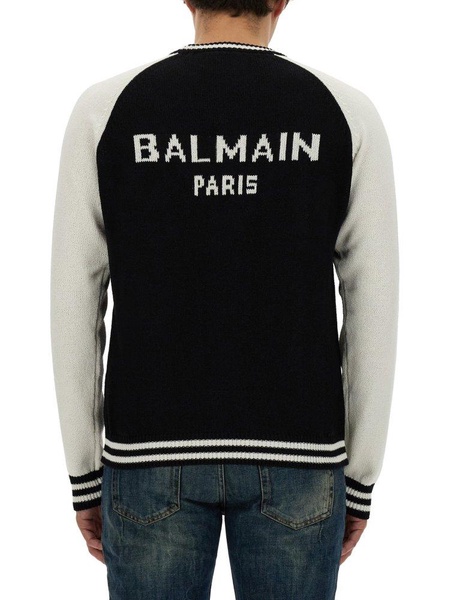 Balmain Two-Toned Regular Fit Jumper