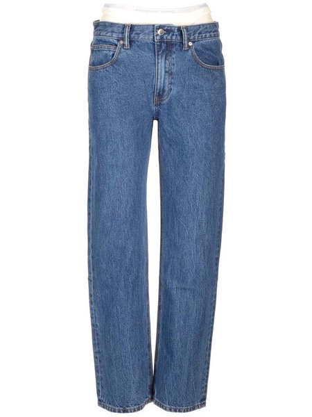 Alexander Wang Layered Low-Waisted Jeans