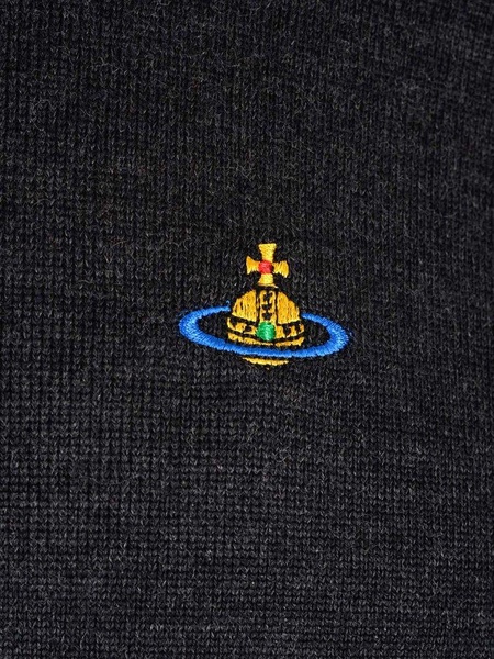 Vivienne Westwood Orb Embroidered Knitted Jumper