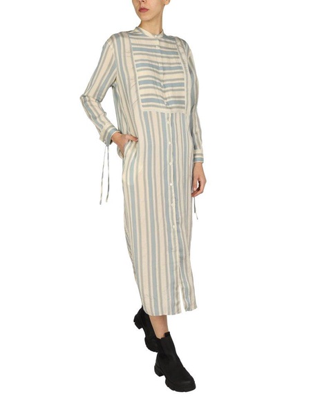 Aspesi Striped Pattern Shirt Dress