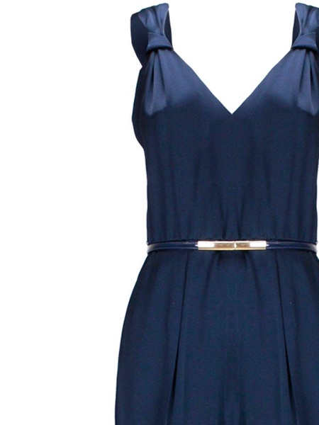 Max Mara V-Neck Belted Waist Jumpsuit