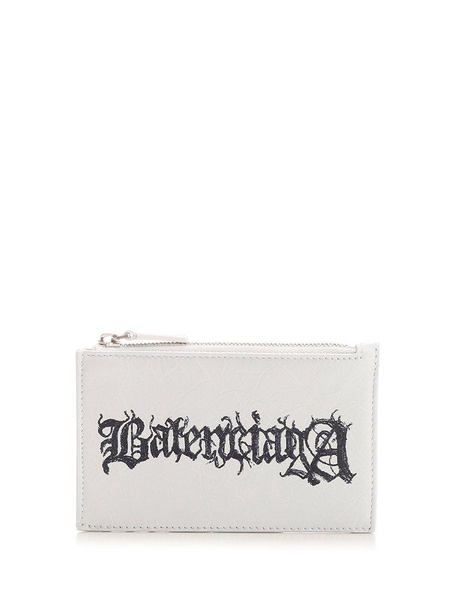 Balenciaga Artwork Printed Cash Large Long Cardholder