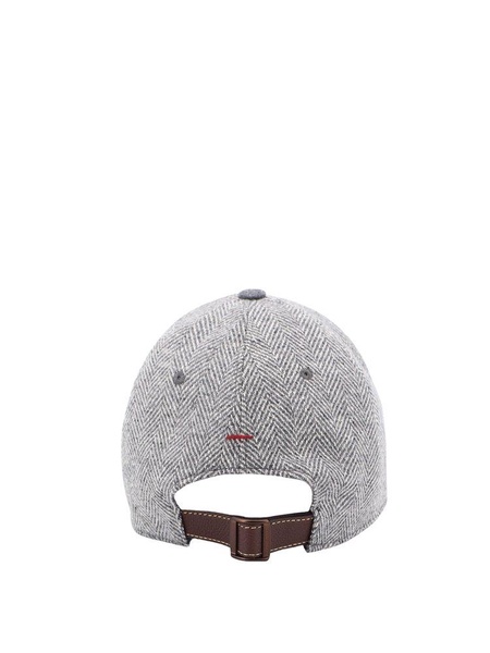 Brunello Cucinelli Herringbone Baseball Cap