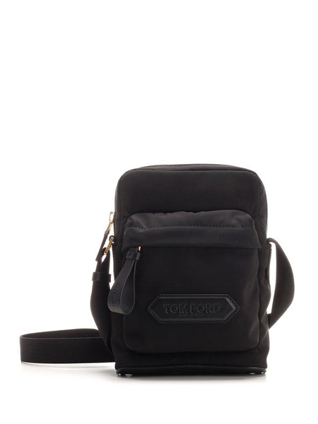 Tom Ford Logo Patch Small Messenger Bag