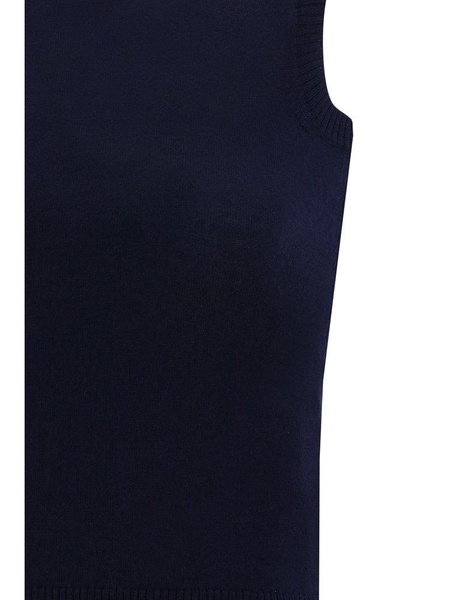 Sportmax High Neck Sleeveless Jumper