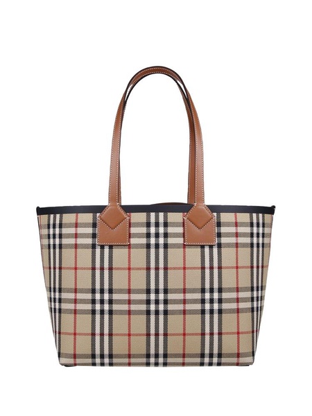 Burberry London Checked Small Tote Bag