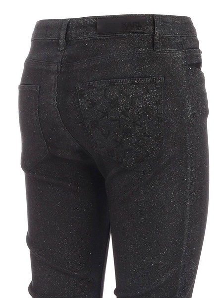 Karl Lagerfeld Sparkle Skinny Cut Jeans