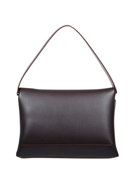 Victoria Beckham Chain-Detailed Foldover Top Shoulder Bag