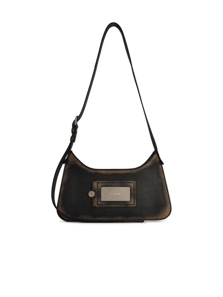 Acne Studios Logo Plaque Zipped Shoulder Bag