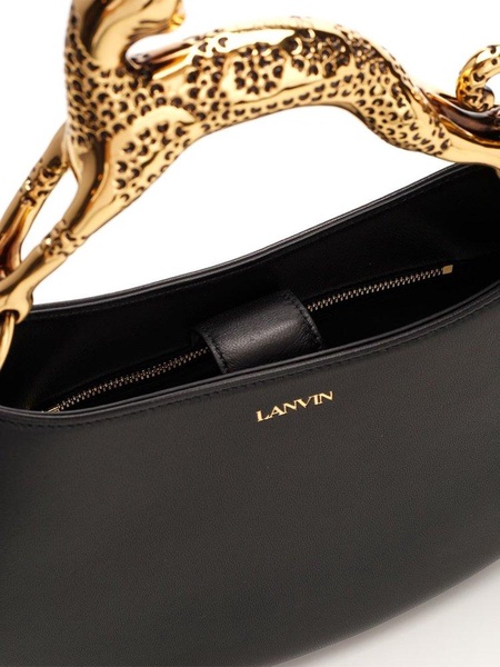 Lanvin Embellished Handle Zipped Tote Bag