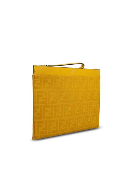 Fendi FF Jacquard Flat Medium Pouch