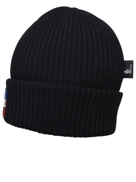 Moncler Grenoble Logo Patch Beanie