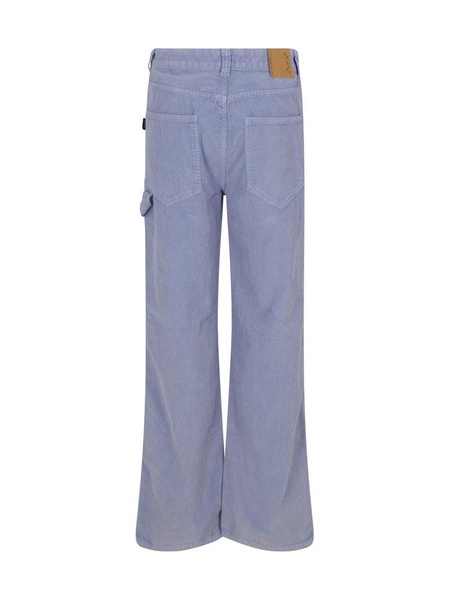 Haikure Winona High-Waist Wide-Leg Corduroy Trousers