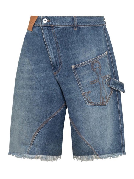 JW Anderson Twisted Denim Shorts